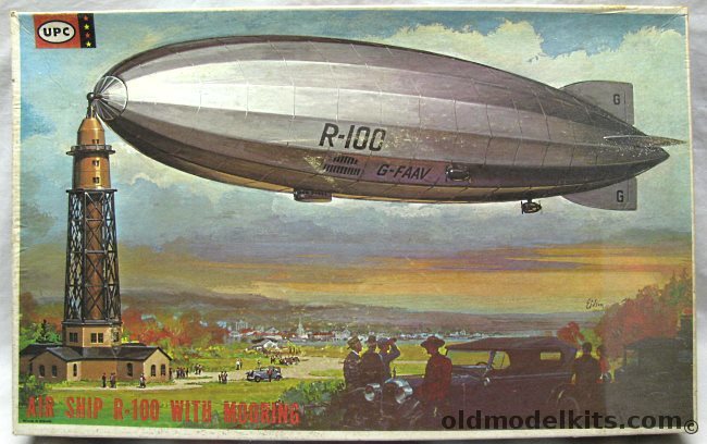 UPC 1/500 Airship R-100 (ex-Frog) - with Mooring Mast, 5040-500 plastic model kit